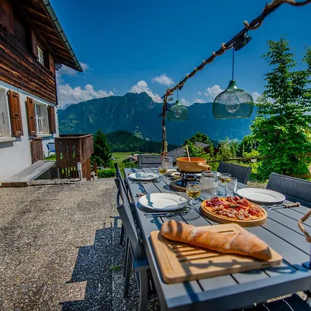 Avec Terrasse Et Vue Alpine
